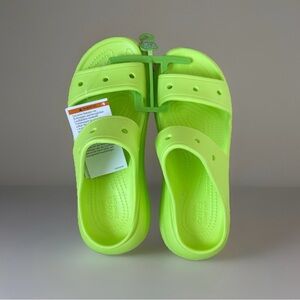 NEW ✨ Crocs Crush Platform Limeade M7/W9